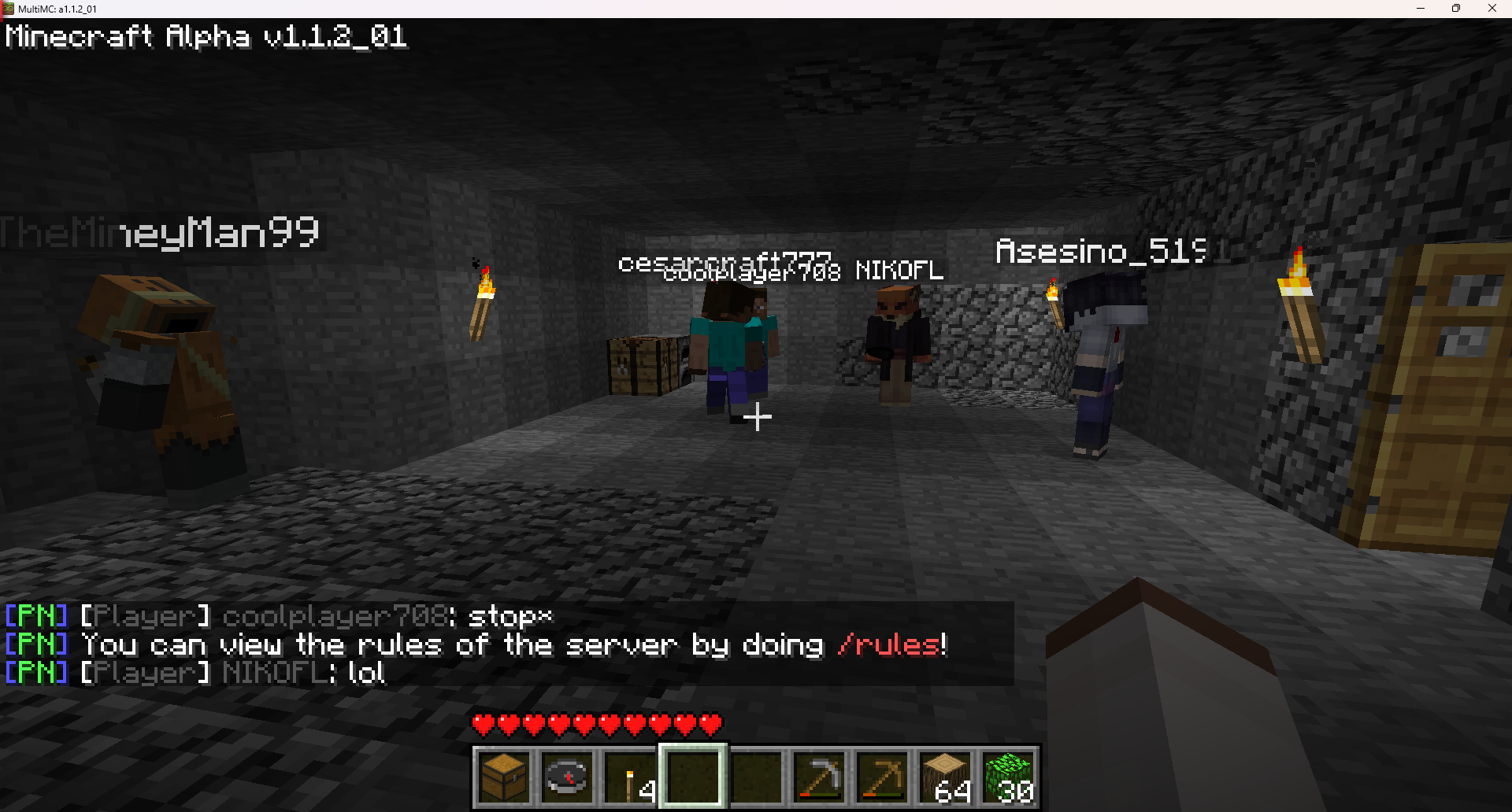 Players underground on PlanetNostalgia